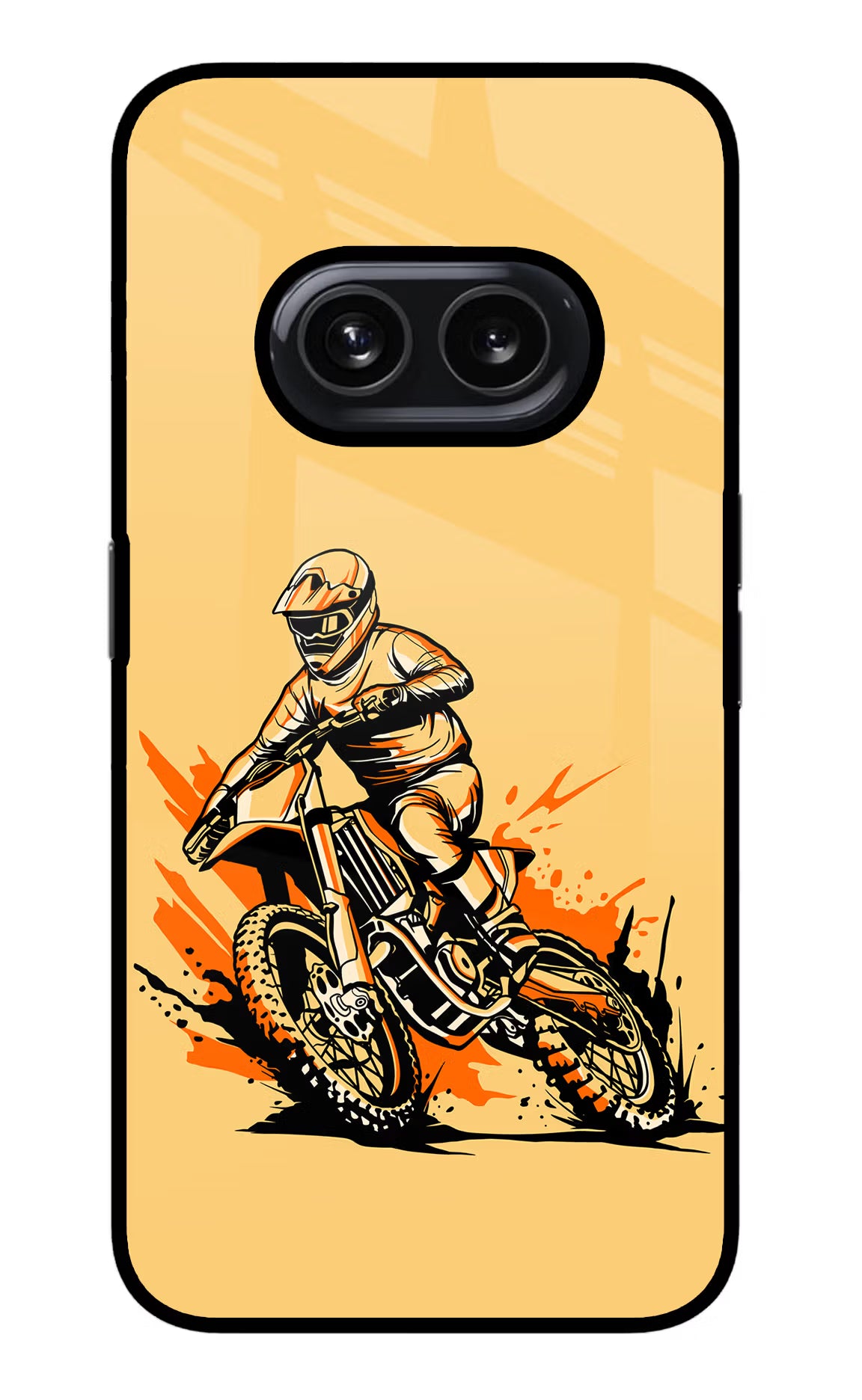 Off-Road Fury Nothing Phone 2A Glass Case Back Cover by Casekaro
