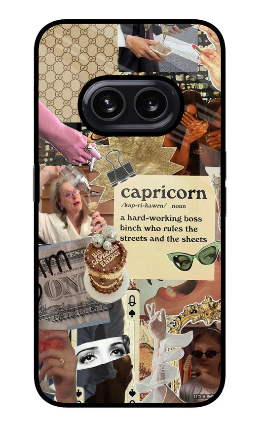 Capricorn Zodiac Nothing Phone 2A Glass Case
