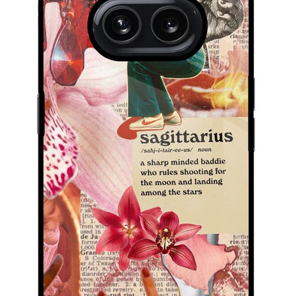 Sagittarius Zodiac Nothing Phone 2A Glass Case Back Cover by Casekaro
