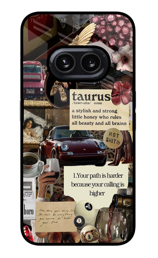 Taurus Zodiac Nothing Phone 2A Glass Case