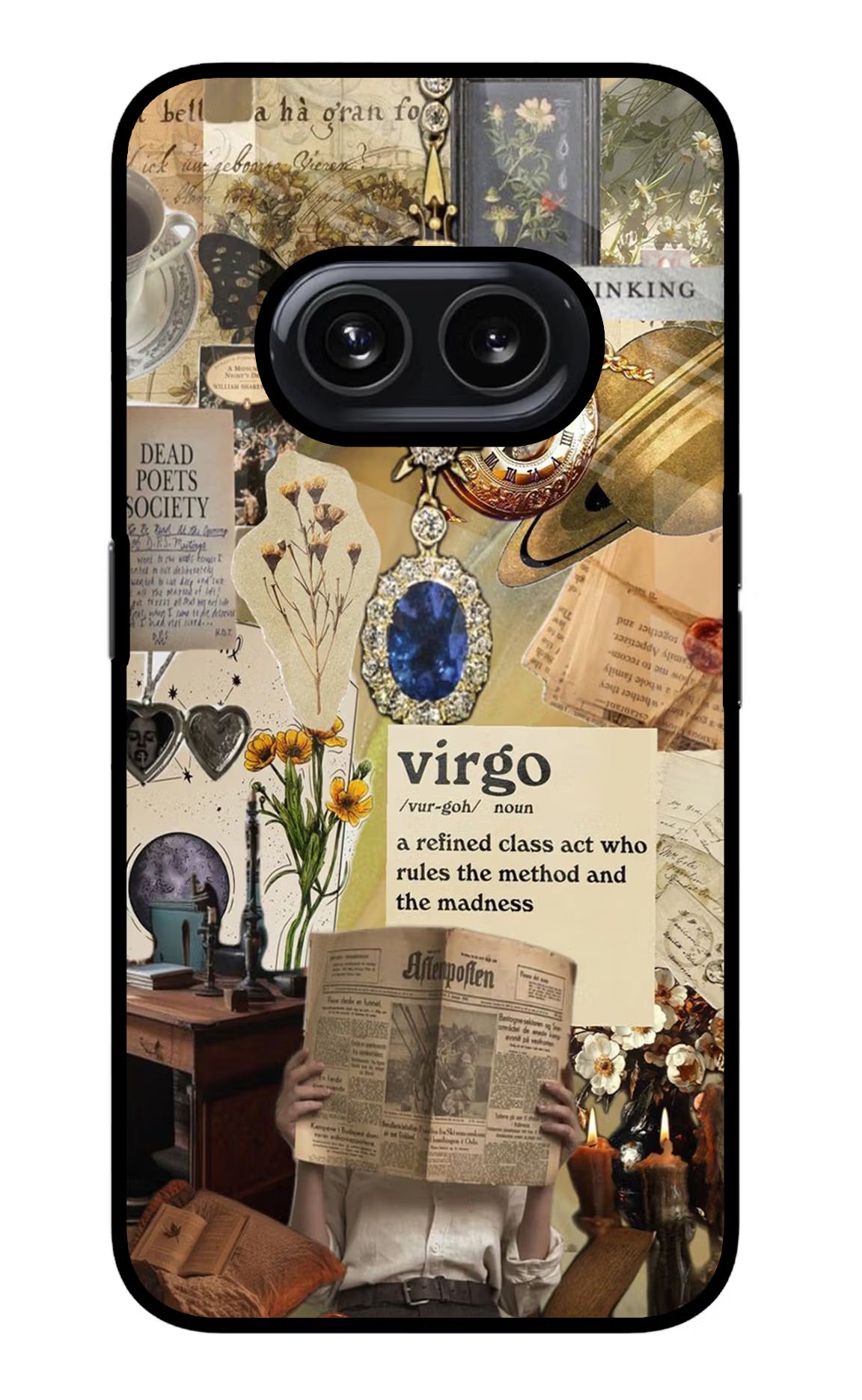 Virgo Zodiac Nothing Phone 2A Glass Case