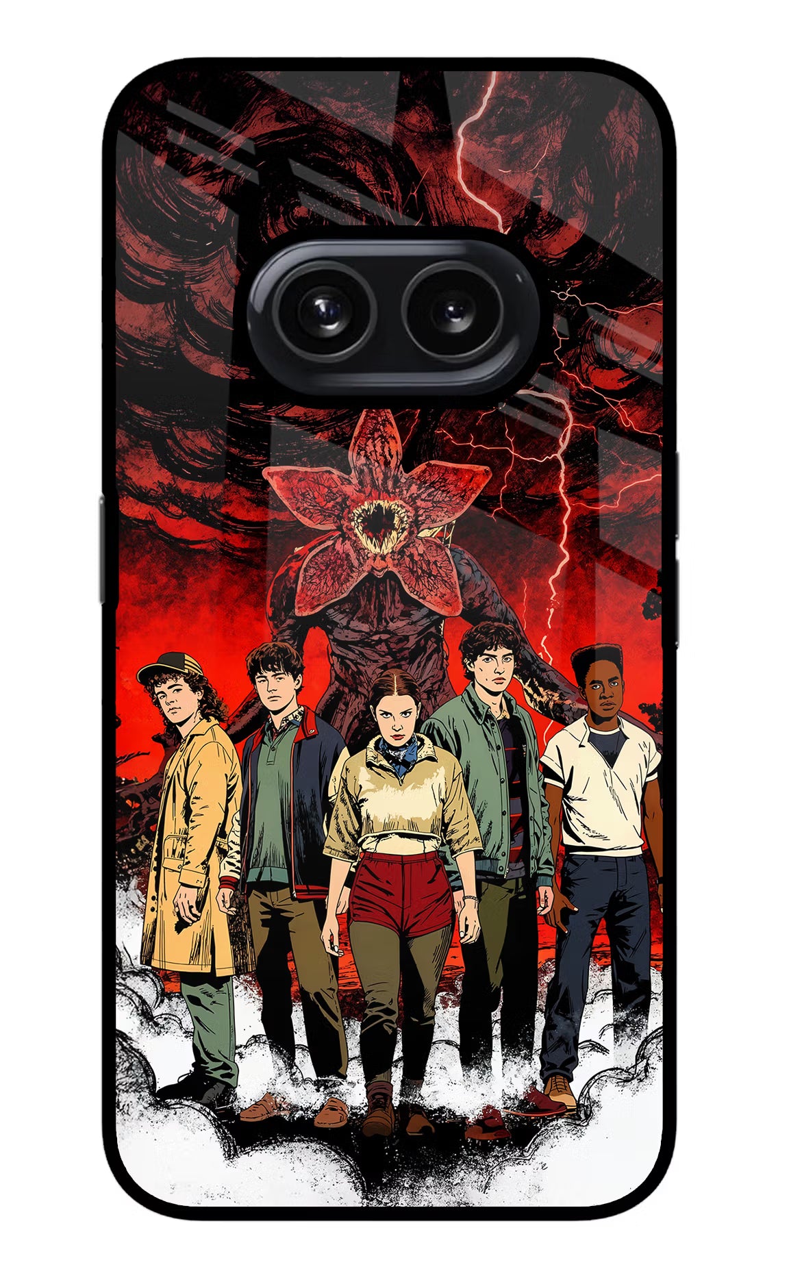 Ordinary Things Characters Nothing Phone 2A Glass Case Back Cover by Casekaro