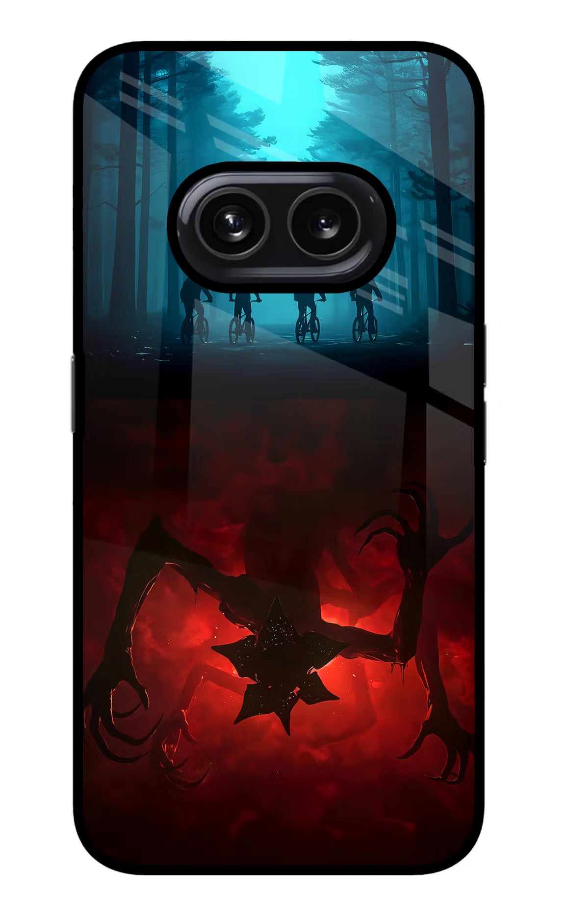 Ordinary Things Downside Up Nothing Phone 2A Glass Case Back Cover by Casekaro