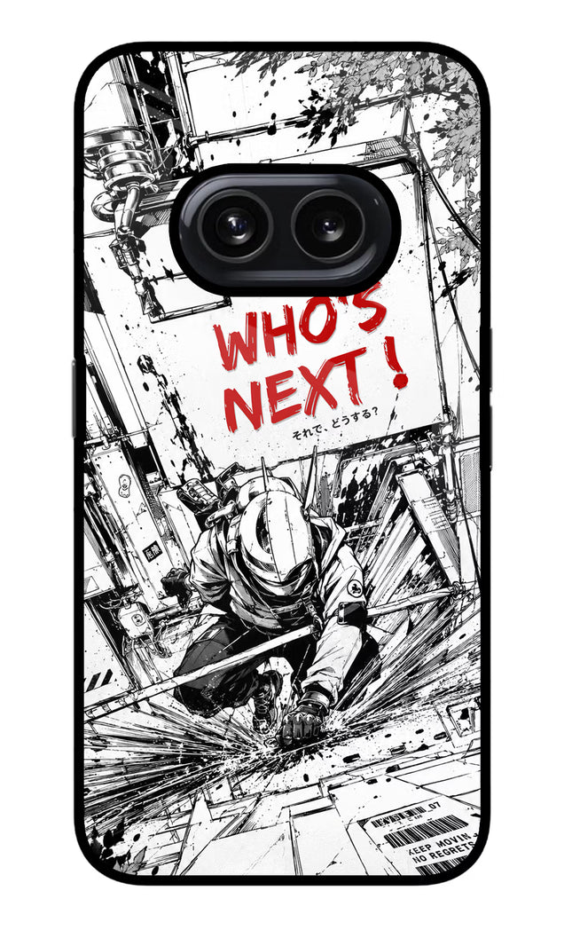 Who's Next Nothing Phone 2A Glass Case
