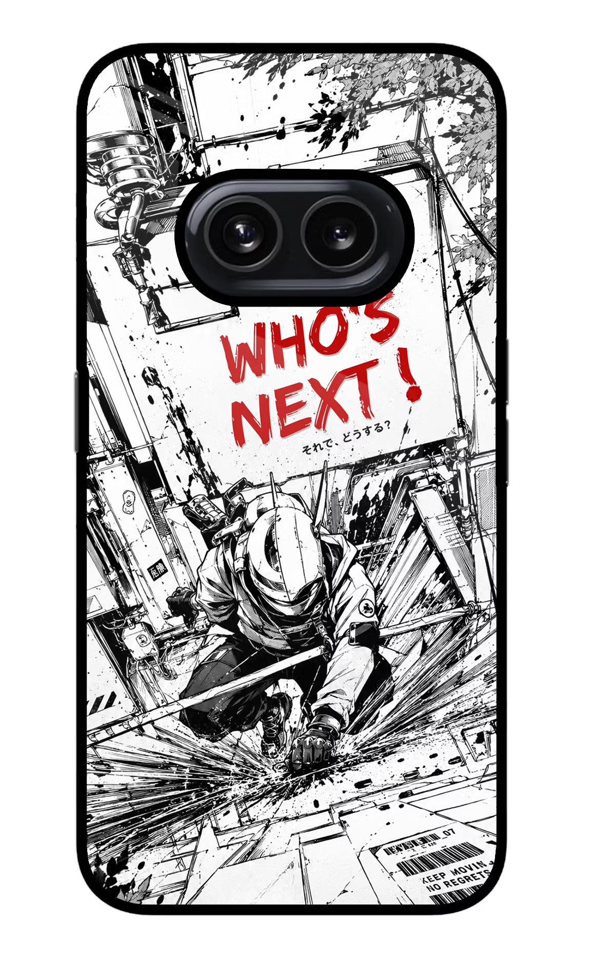 Who's Next Nothing Phone 2A Glass Case Back Cover by Casekaro