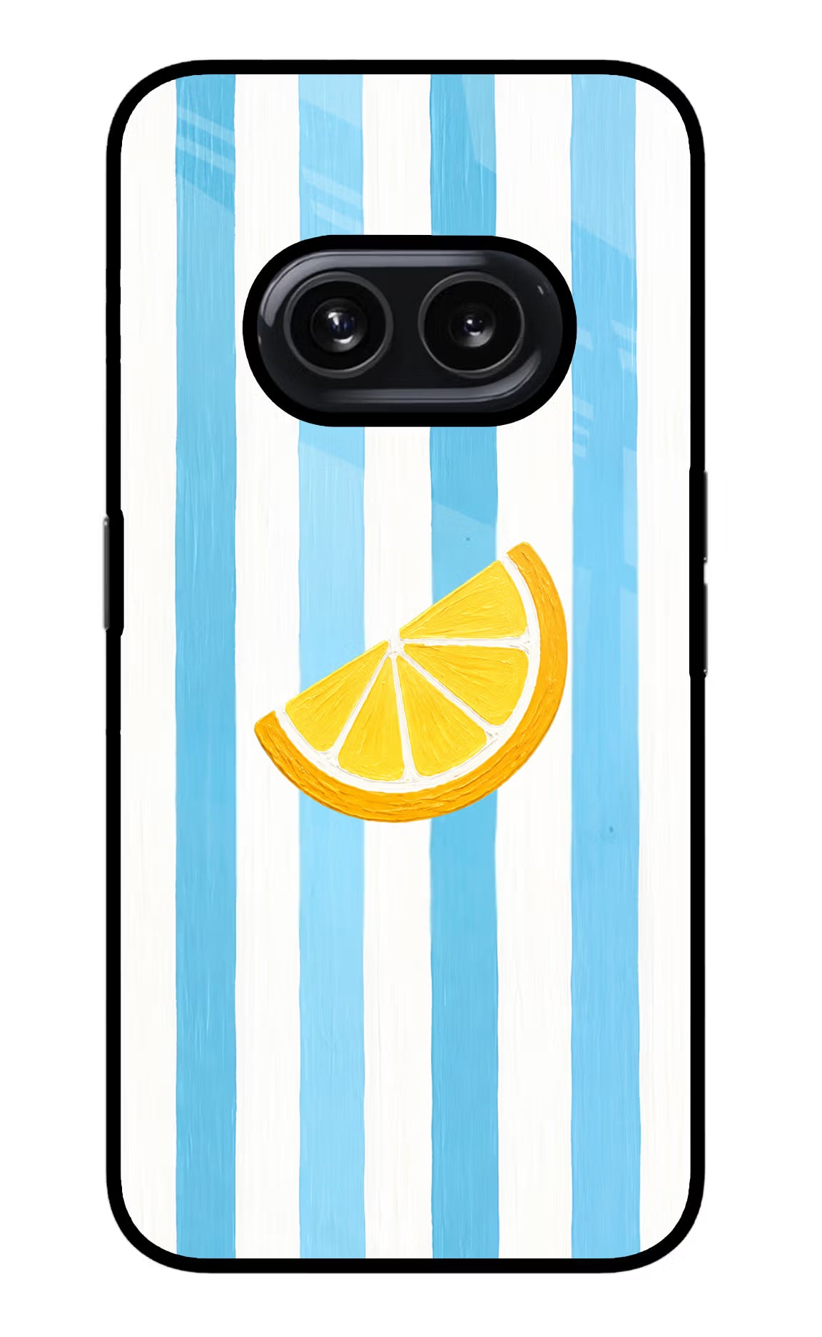 Summer Lemon Nothing Phone 2A Glass Case Back Cover by Casekaro