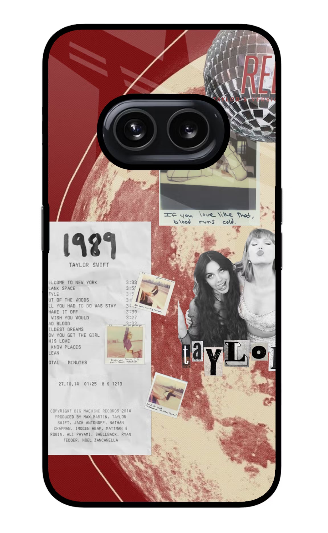 Taylor Swift Nothing Phone 2A Glass Case