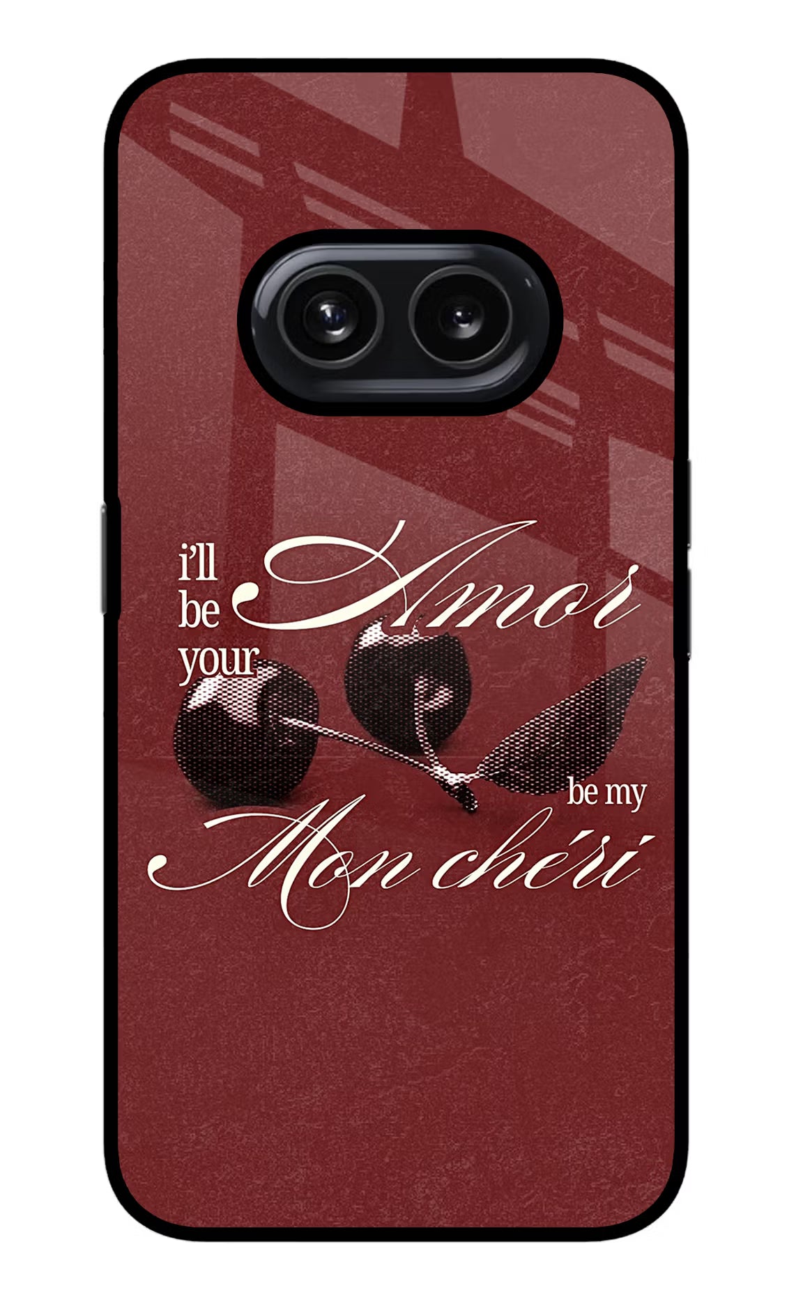 Velvet Cherry Nothing Phone 2A Glass Case