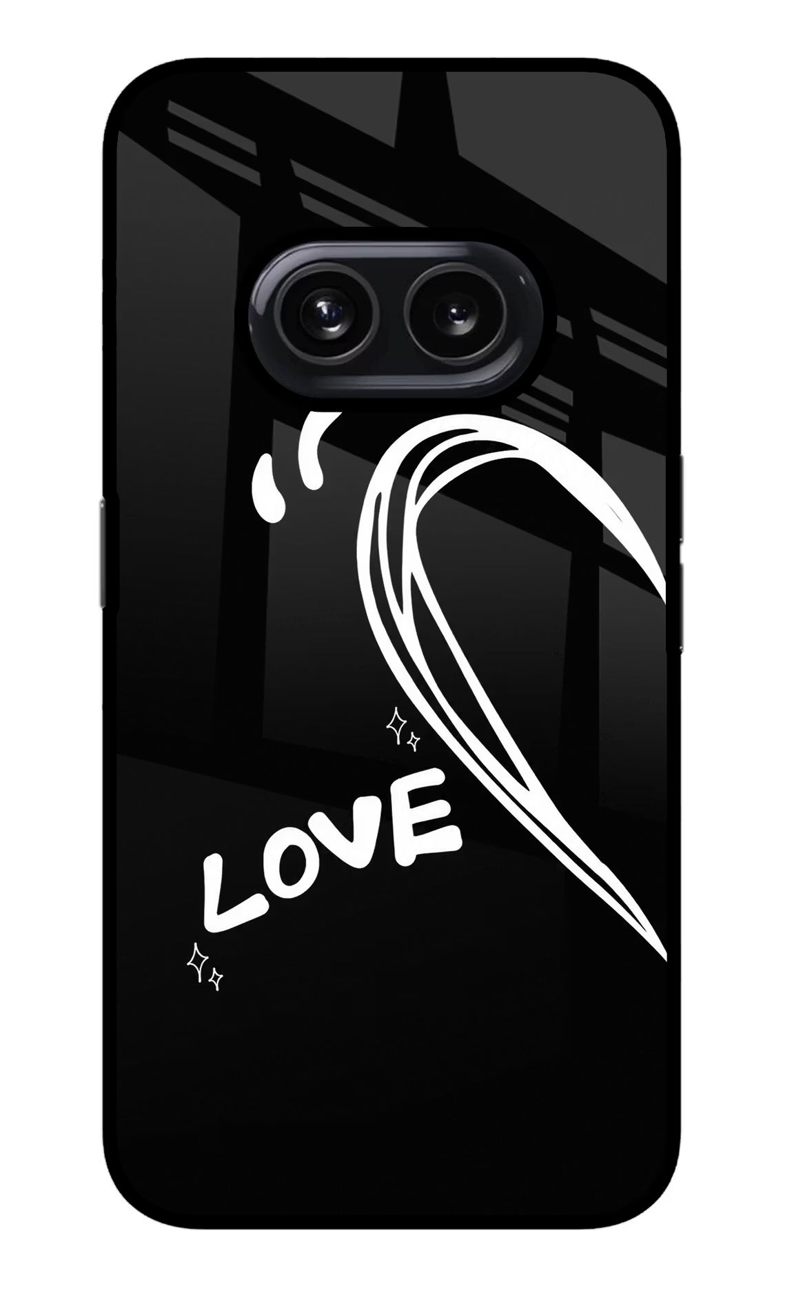 Love Line Nothing Phone 2A Glass Case