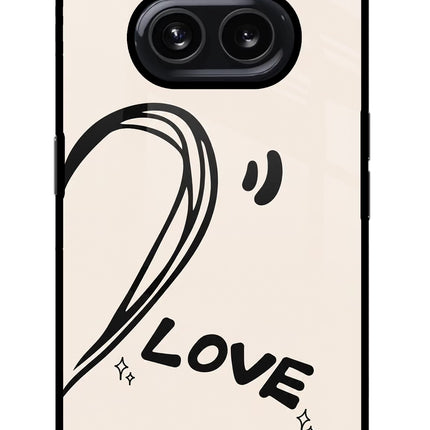 Soul Line Nothing Phone 2A Glass Case Back Cover by Casekaro