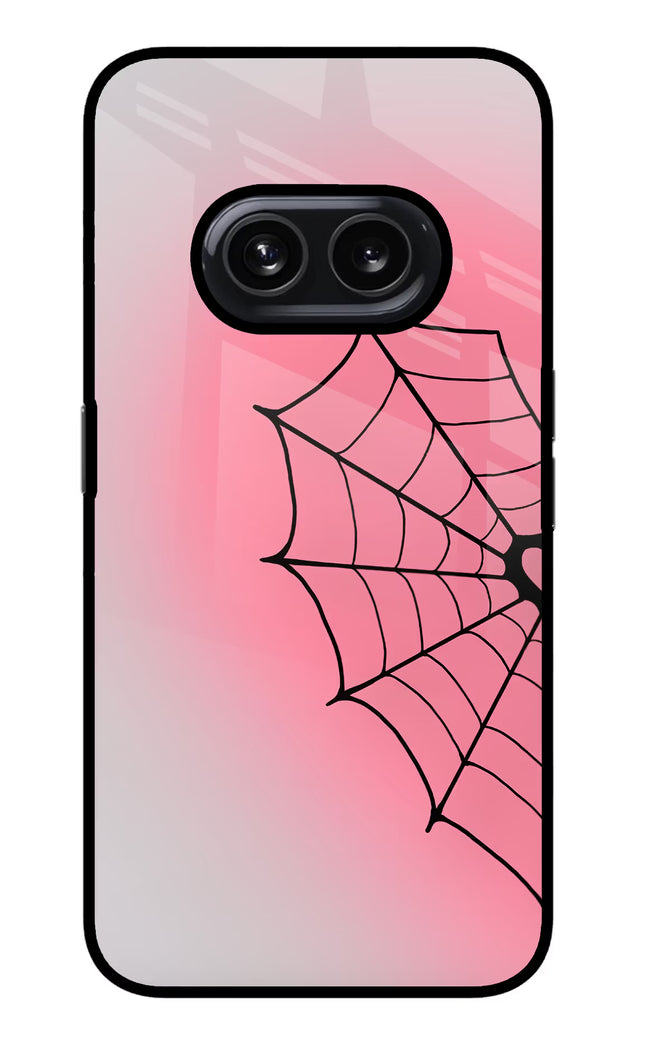 Pink Web Nothing Phone 2A Glass Case