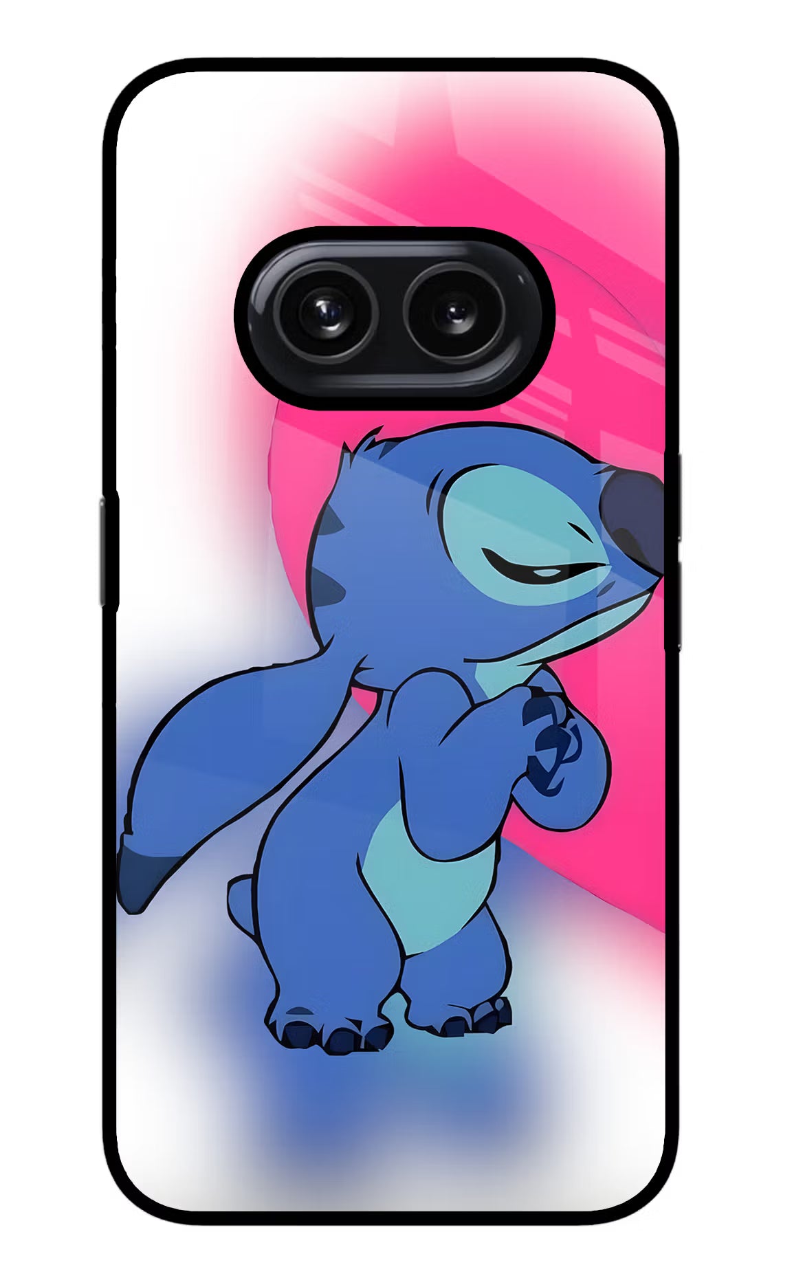Stitch Hug Nothing Phone 2A Glass Case