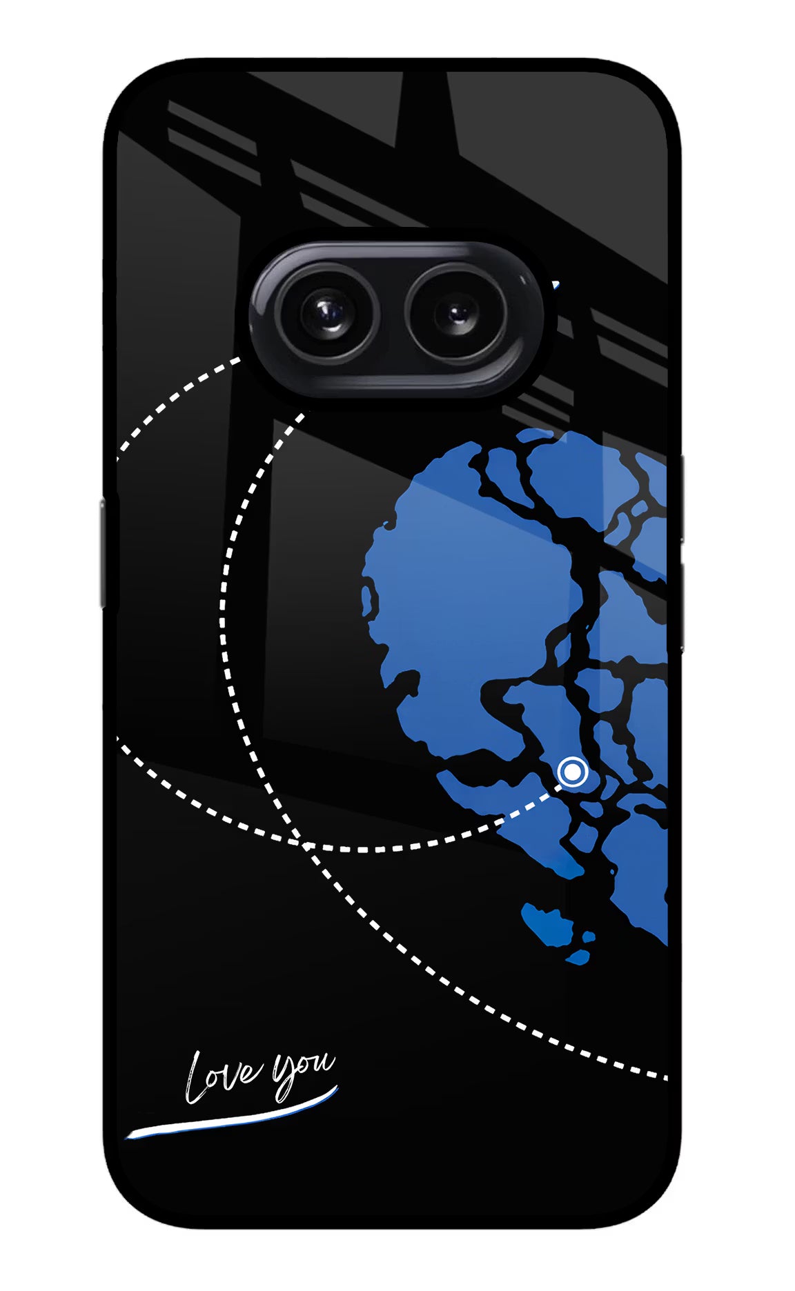 Love Orbit Nothing Phone 2A Glass Case