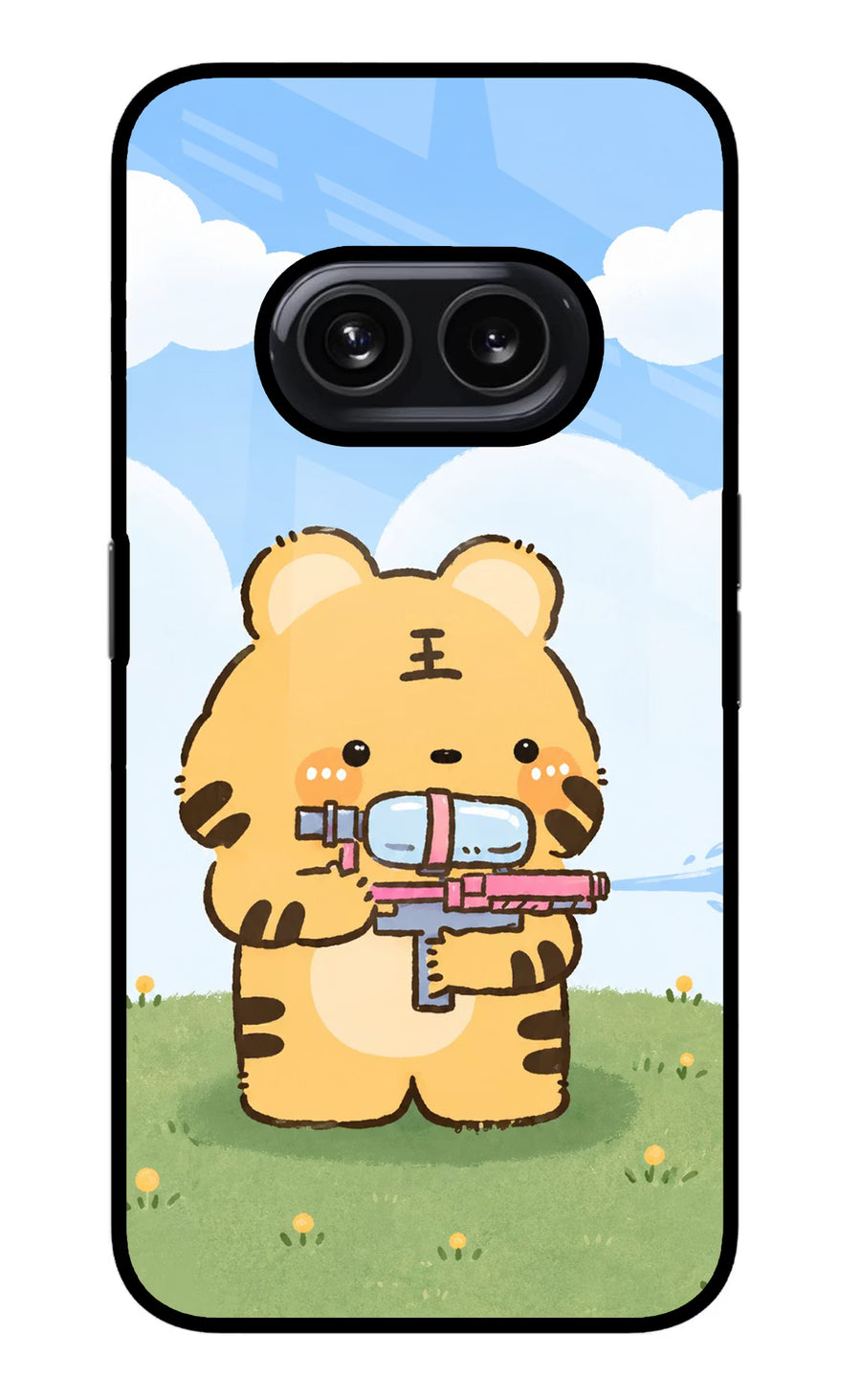 Tiger Treat Nothing Phone 2A Back Cover, Glass case