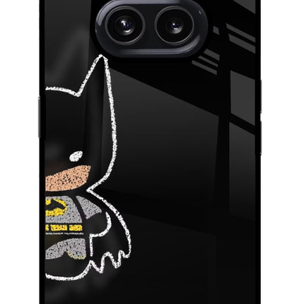 Bat Kitty Nothing Phone 2A Glass Case Back Cover by Casekaro