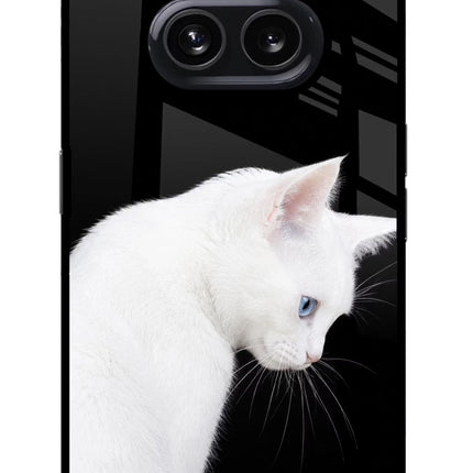 Snow Gaze Nothing Phone 2A Glass Case Back Cover by Casekaro