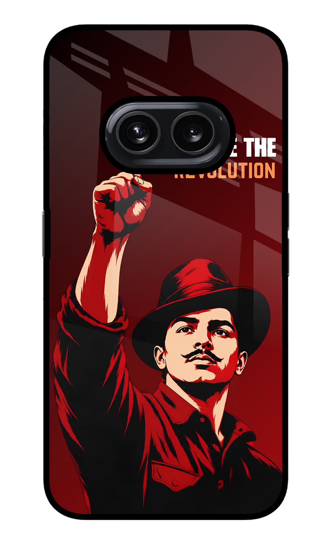 Bhagat Singh Revolution Nothing Phone 2A Glass Case