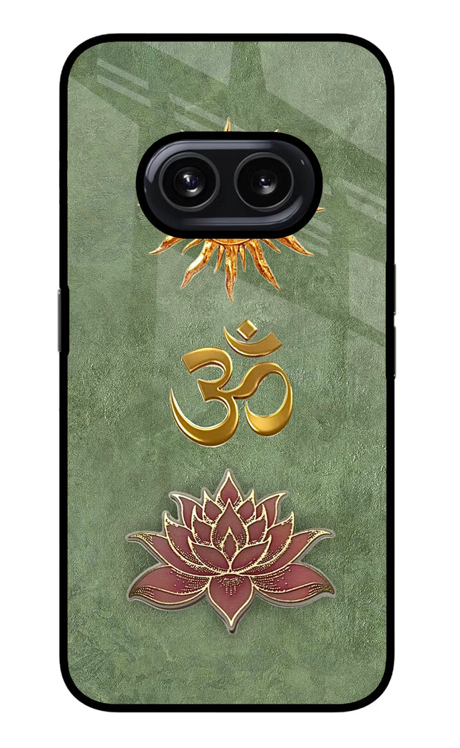 Om & Lotus Nothing Phone 2A Glass Case