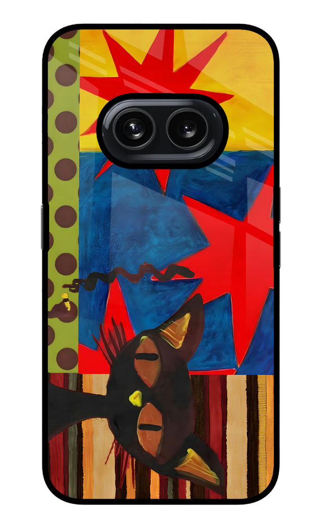 Pop Cat Nothing Phone 2A Glass Case