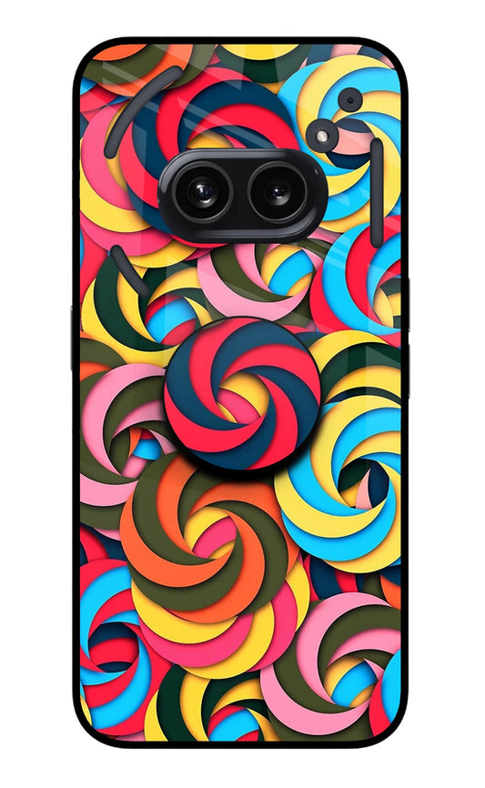 Spiral Pattern Nothing Phone 2A Glass Case