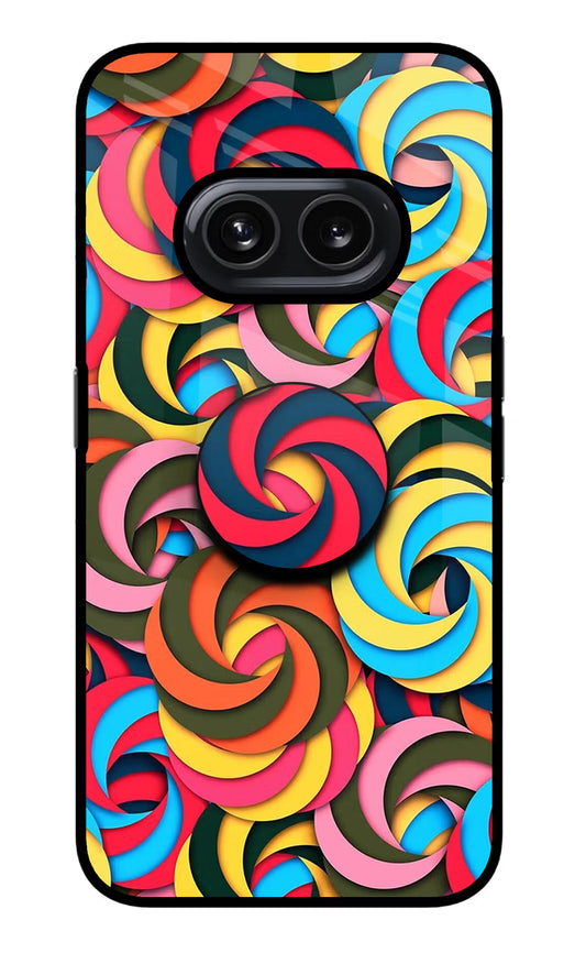 Spiral Pattern Nothing Phone 2A Glass Case