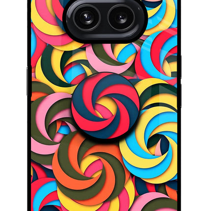 Spiral Pattern Nothing Phone 2A Pop Case by Casekaro