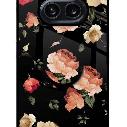 Flowers Nothing Phone 2A Glass Case