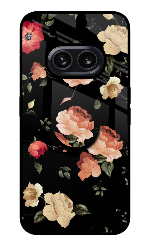 Flowers Nothing Phone 2A Glass Case