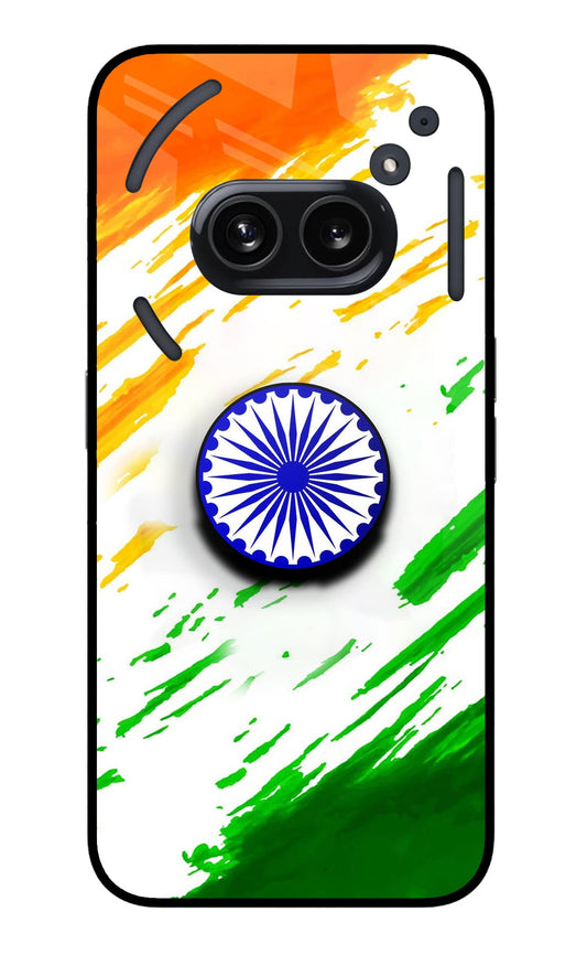 Indian Flag Ashoka Chakra Nothing Phone 2A Glass Case