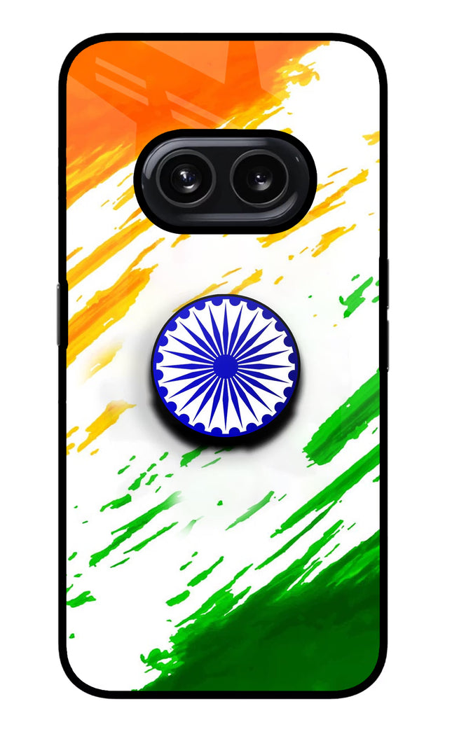 Indian Flag Ashoka Chakra Nothing Phone 2A Glass Case