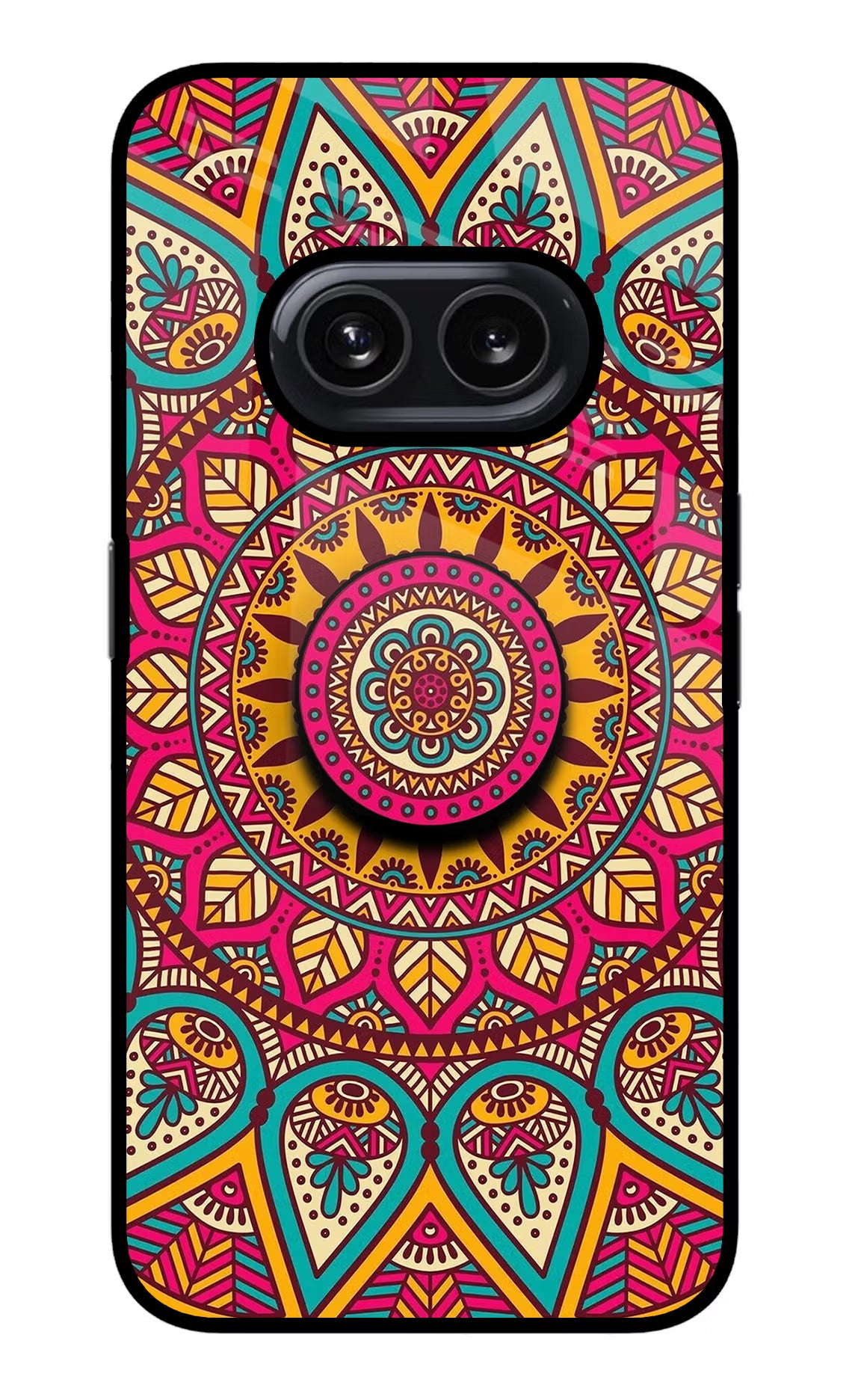 Mandala Nothing Phone 2A Glass Case
