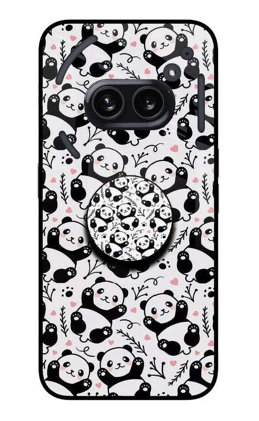 Cute Panda Nothing Phone 2A Glass Case