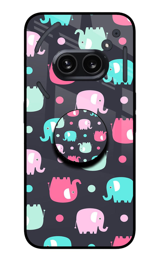 Baby Elephants Nothing Phone 2A Glass Case