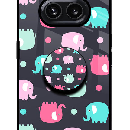 Baby Elephants Nothing Phone 2A Pop Case by Casekaro