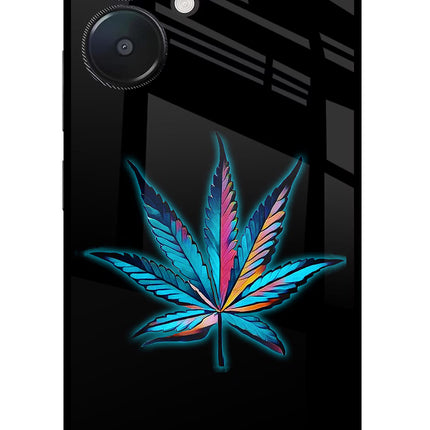 Weed Redmi 13C 5G Glass Case