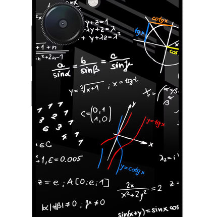 Mathematics Formula Redmi 13C 5G Glass Case