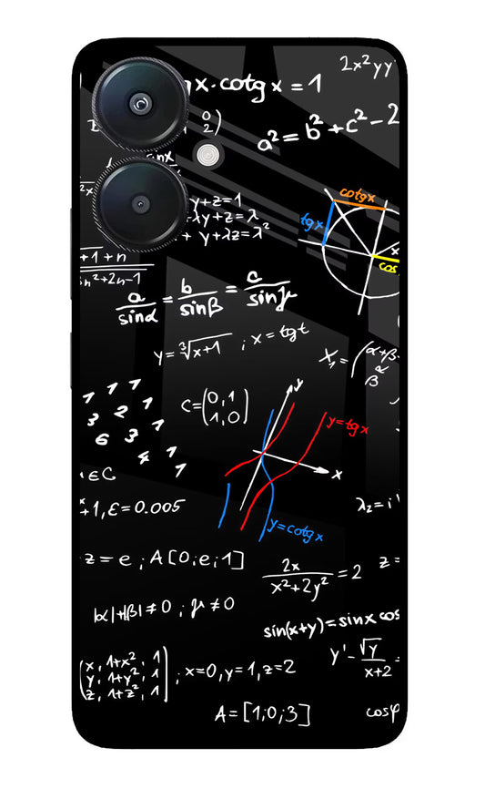 Mathematics Formula Redmi 13C 5G Glass Case