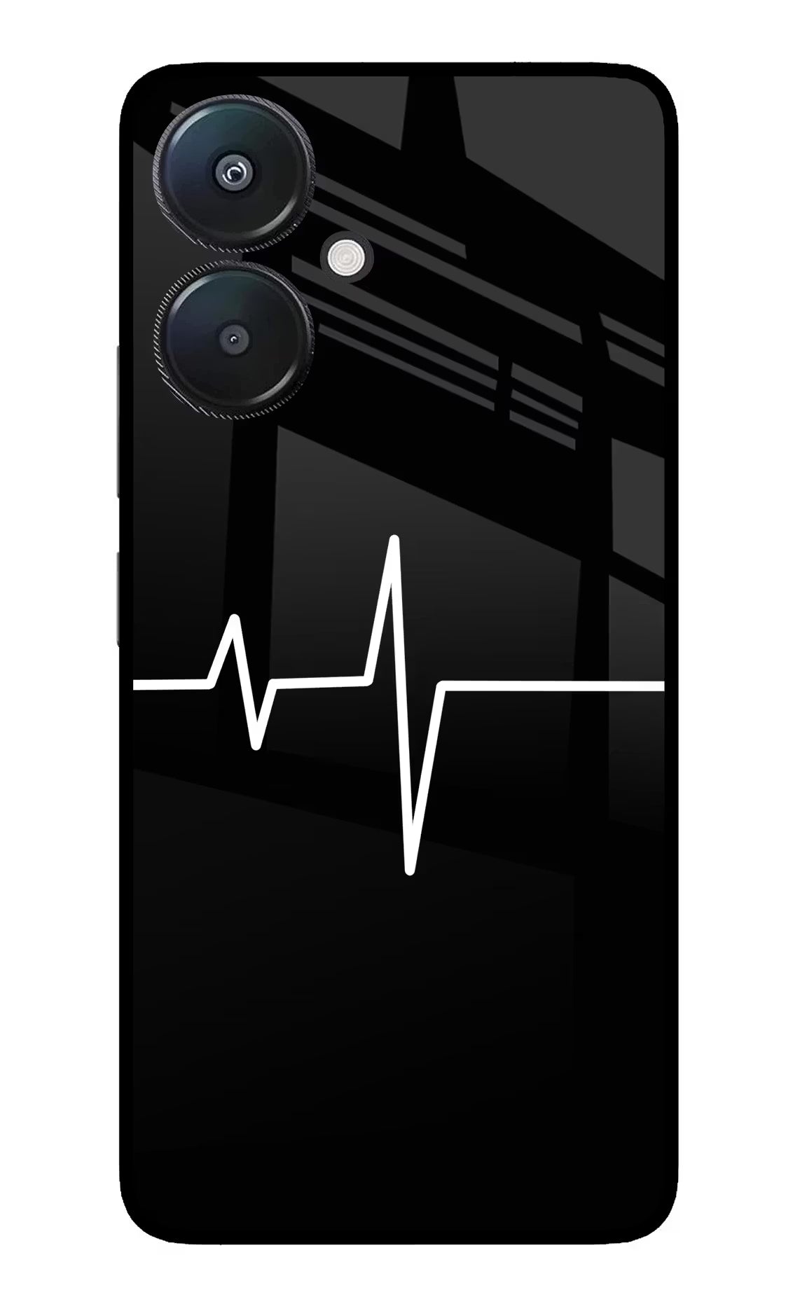 Heart Beats Redmi 13C 5G Glass Case