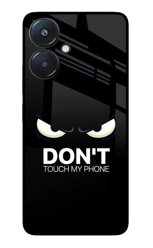Don'T Touch My Phone Redmi 13C 5G Glass Case