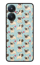 Pug Dog Redmi 13C 5G Glass Case