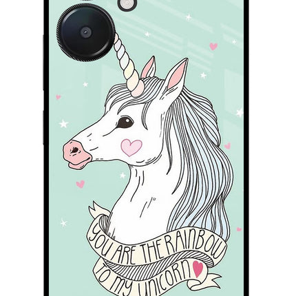 Unicorn Wallpaper Redmi 13C 5G Glass Case