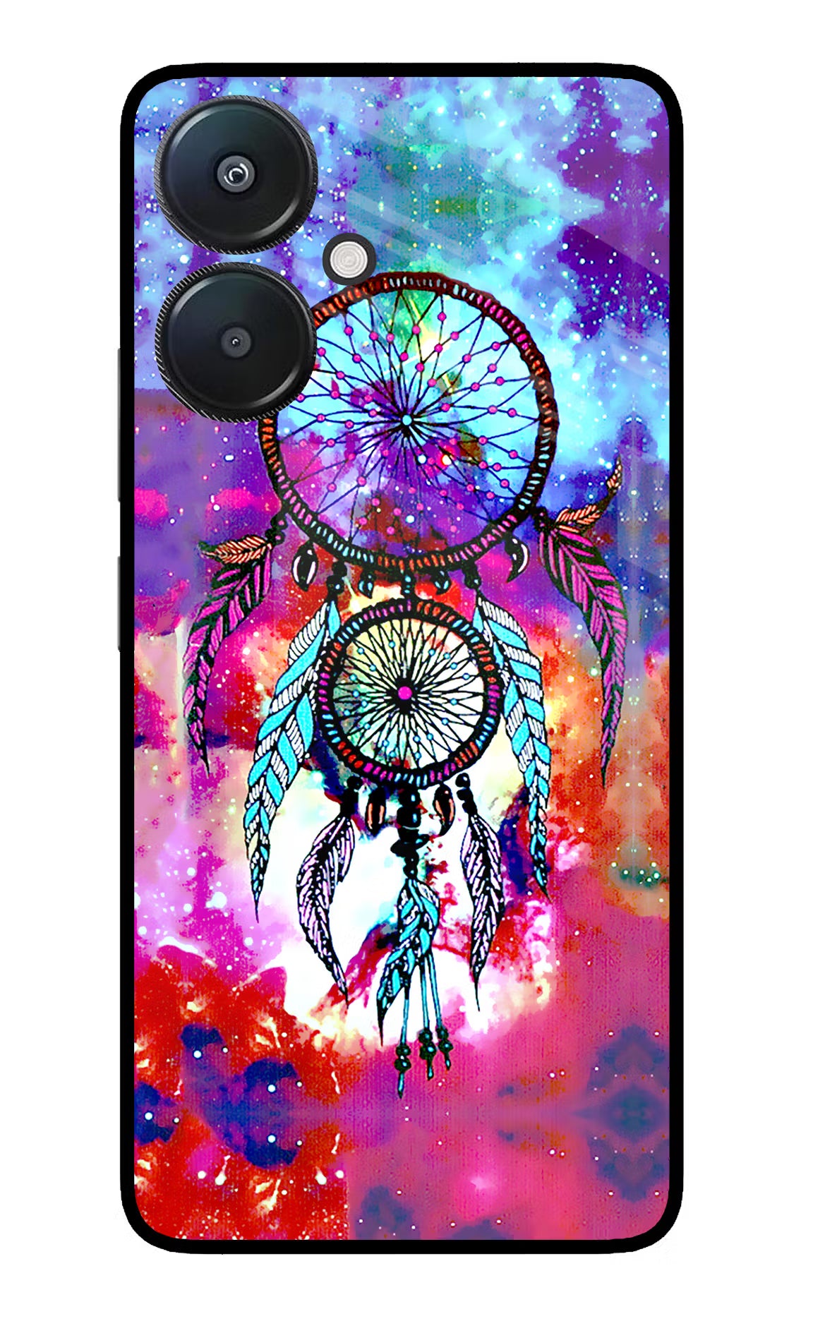 Dream Catcher Abstract Redmi 13C 5G Glass Case Back Cover by Casekaro