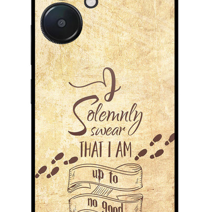 I Solemnly swear that i up to no good Redmi 13C 5G Glass Case