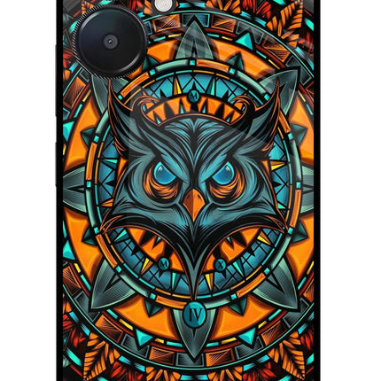 Angry Owl Art Redmi 13C 5G Glass Case