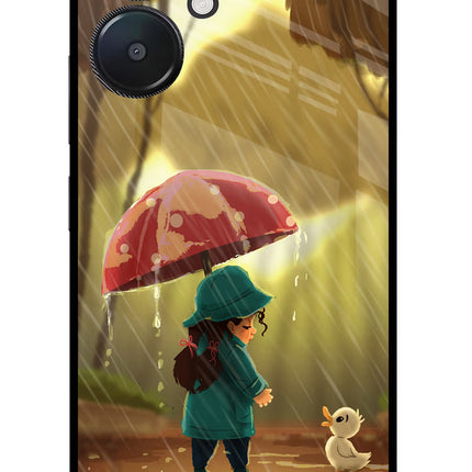 Rainy Day Redmi 13C 5G Glass Case