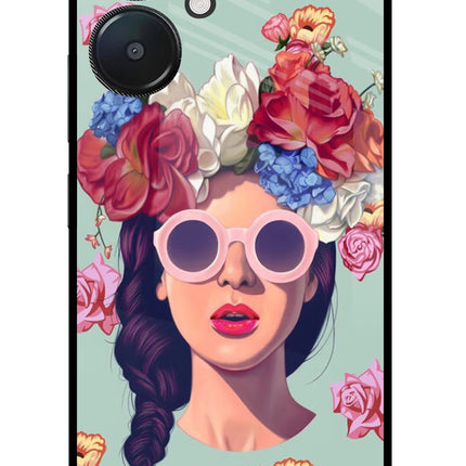 Pretty Girl Redmi 13C 5G Glass Case