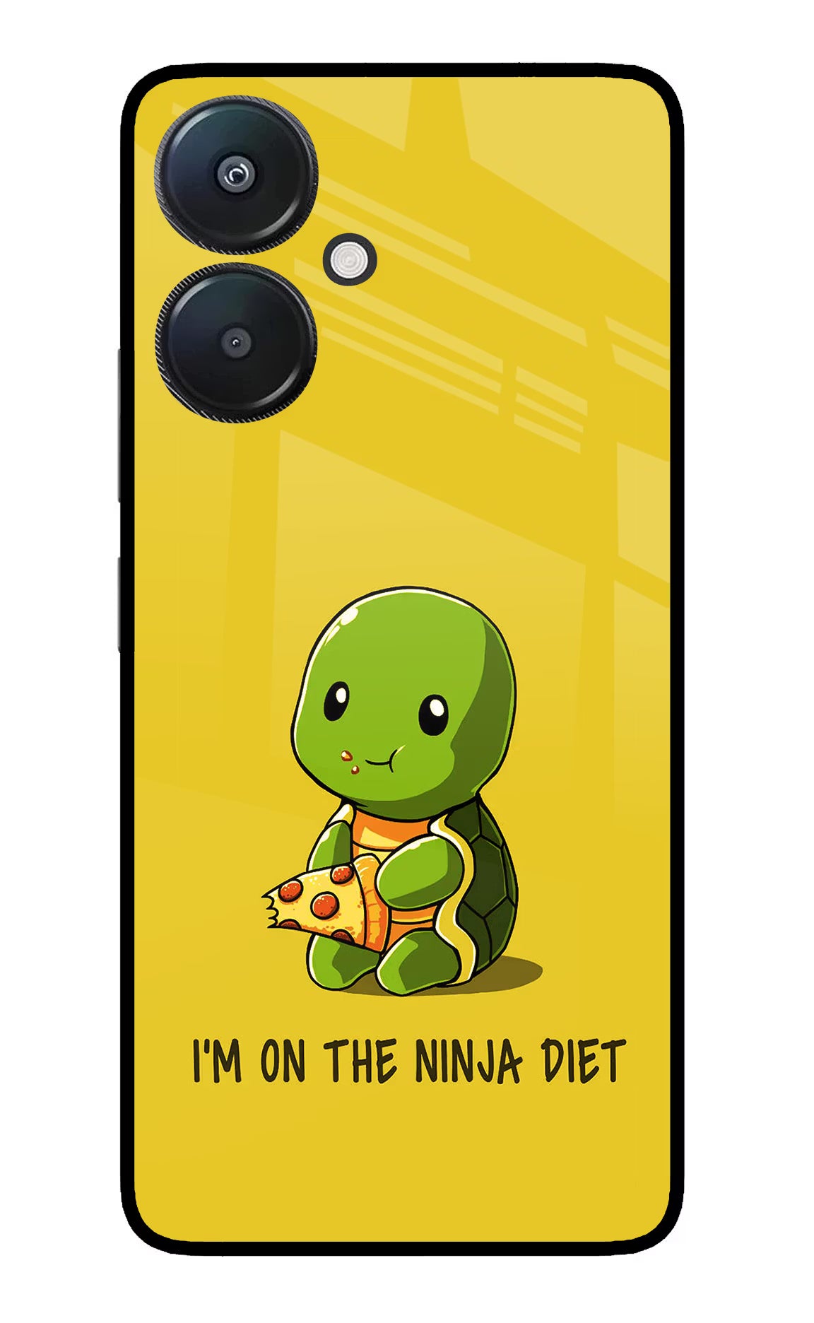 I'm on Ninja Diet Redmi 13C 5G Glass Case Back Cover by Casekaro