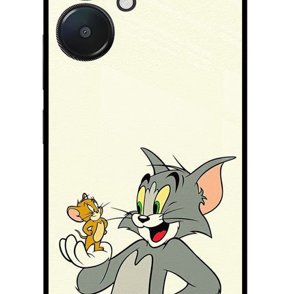 Tom & Jerry Redmi 13C 5G Glass Case