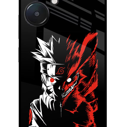 Naruto Two Face Redmi 13C 5G Glass Case