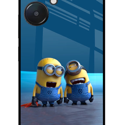 Minion Laughing Redmi 13C 5G Glass Case